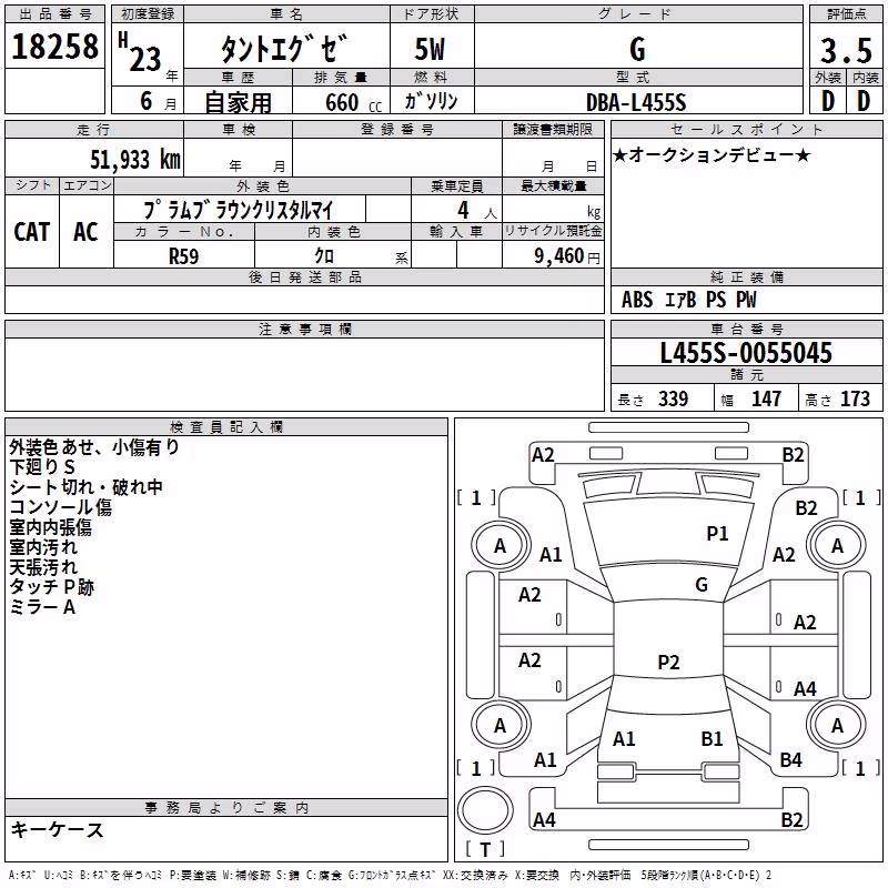 DAIHATSU TANTO EXE