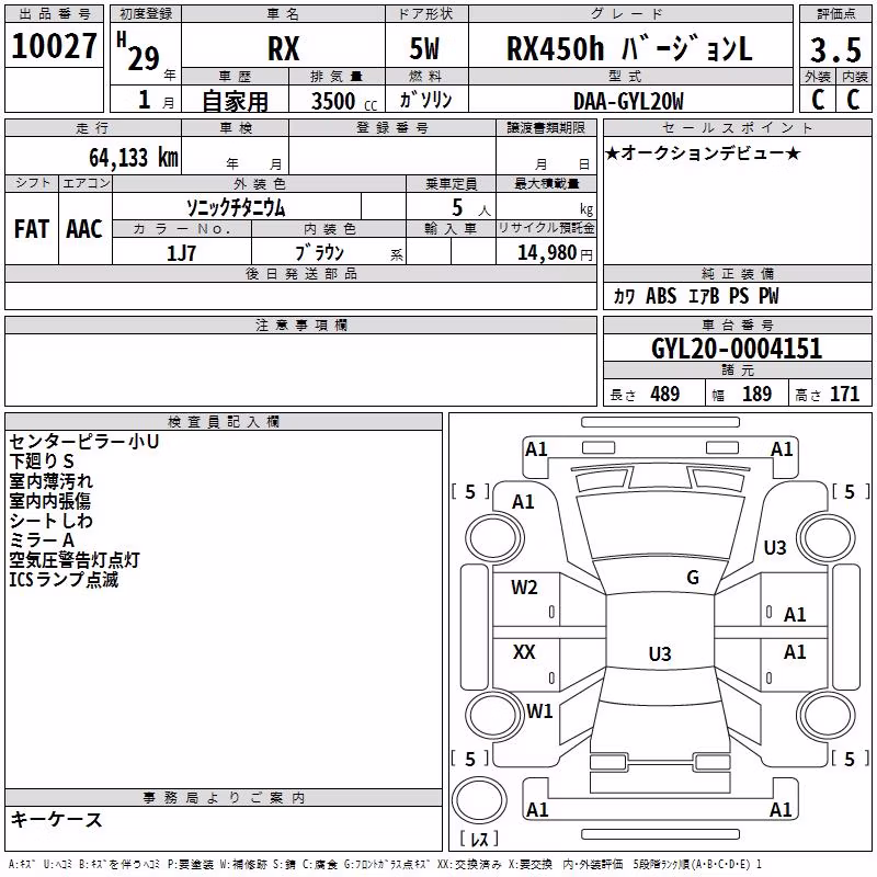 LEXUS RX450H