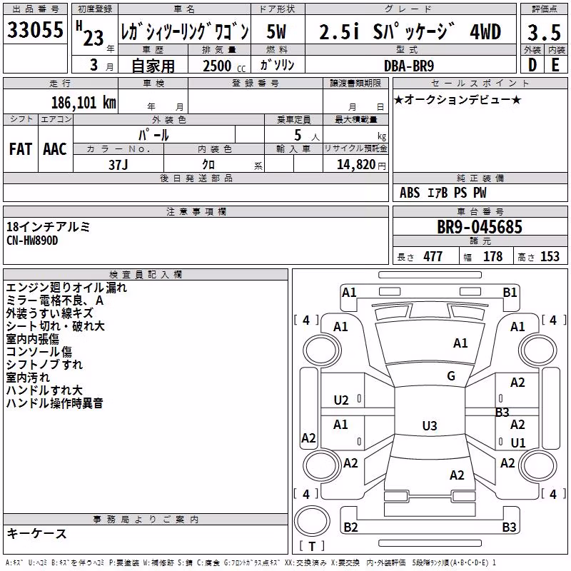 SUBARU LEGACY