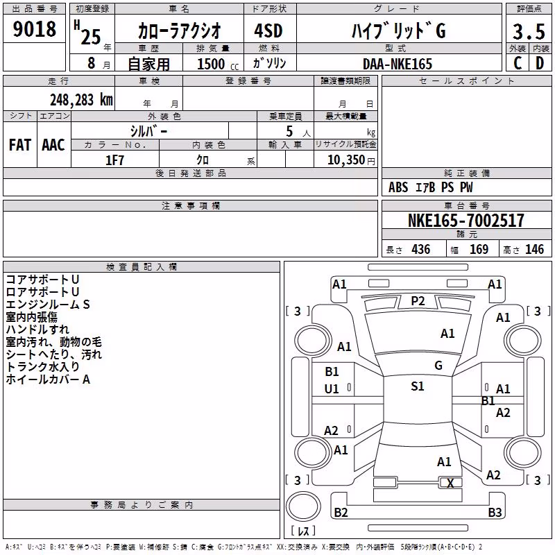 TOYOTA COROLLA AXIO