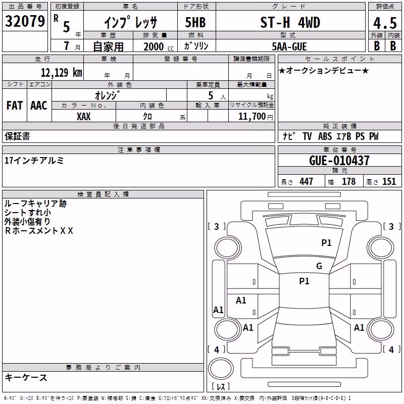 SUBARU IMPREZA