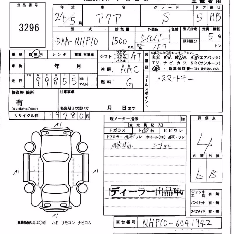 TOYOTA AQUA