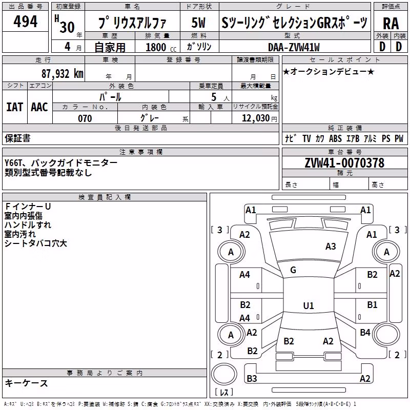 TOYOTA PRIUS ALPHA