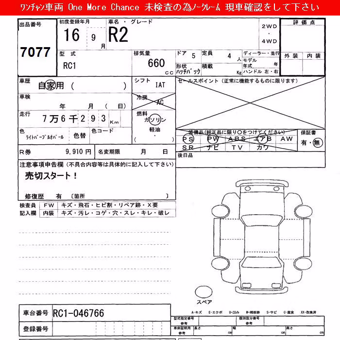 SUBARU R2