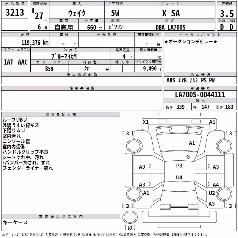DAIHATSU WAKE