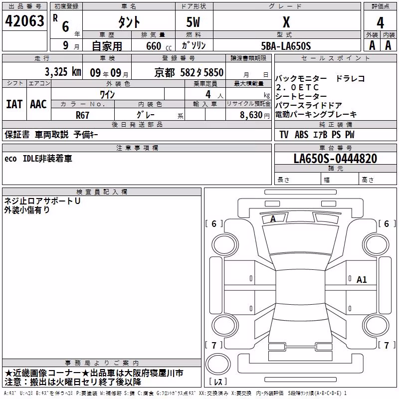 DAIHATSU TANTO