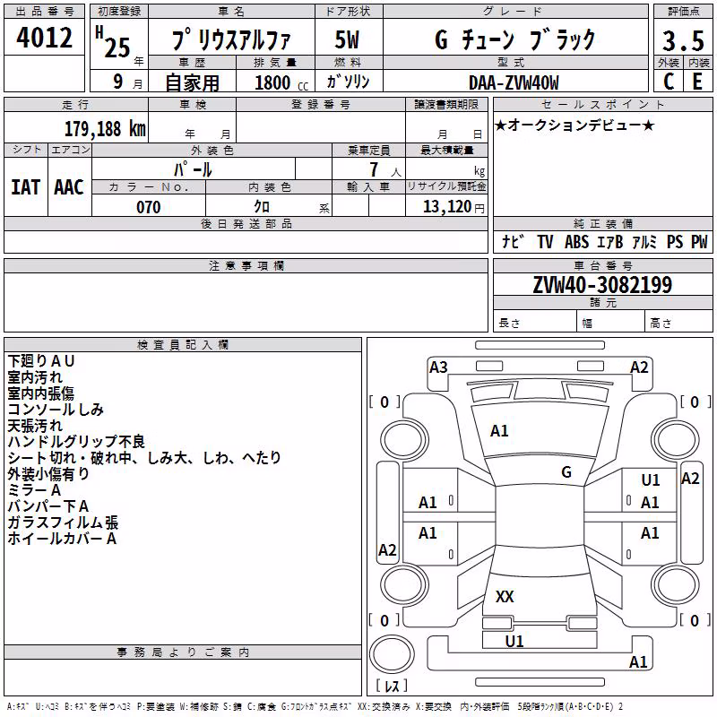 TOYOTA PRIUS ALPHA