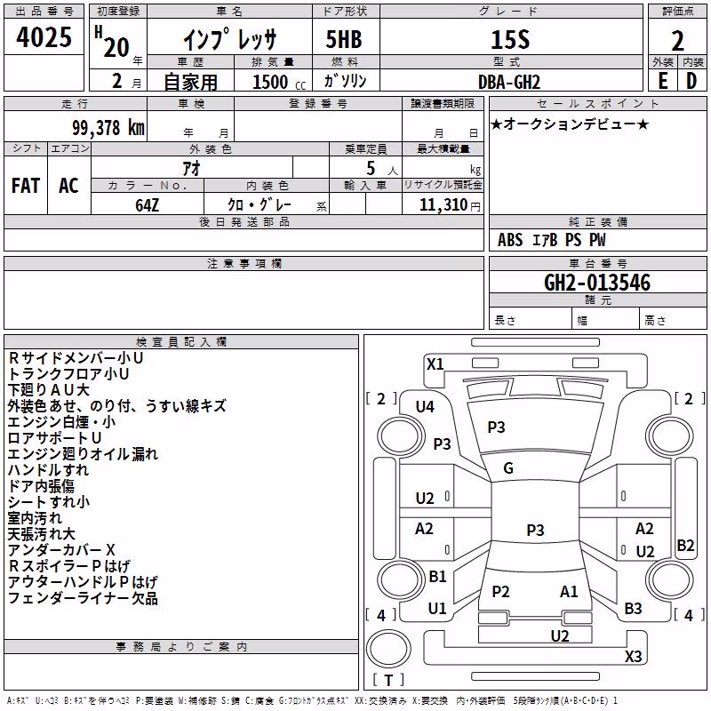 SUBARU IMPREZA