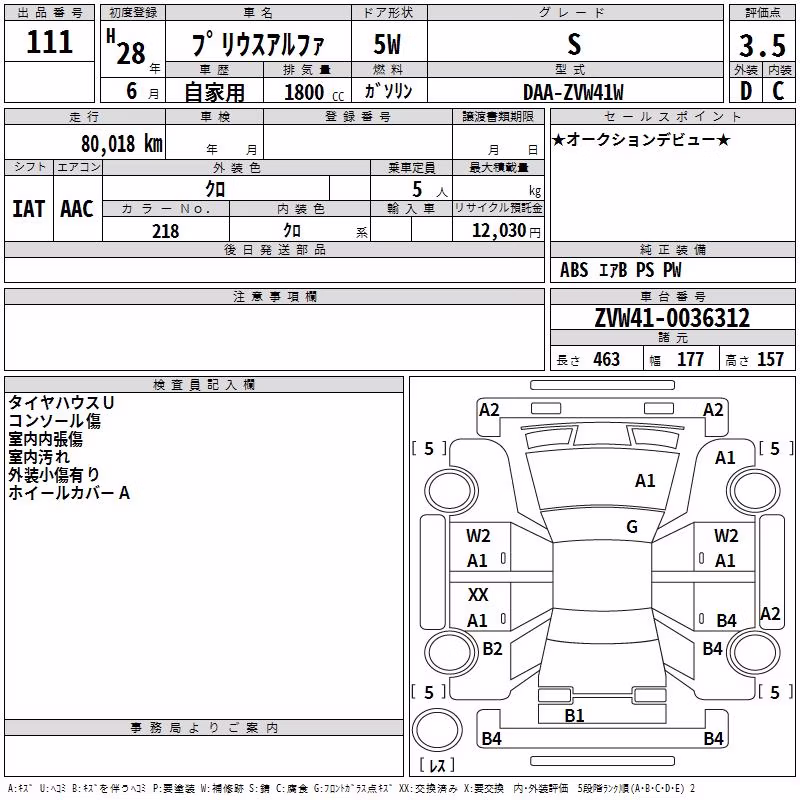 TOYOTA PRIUS ALPHA