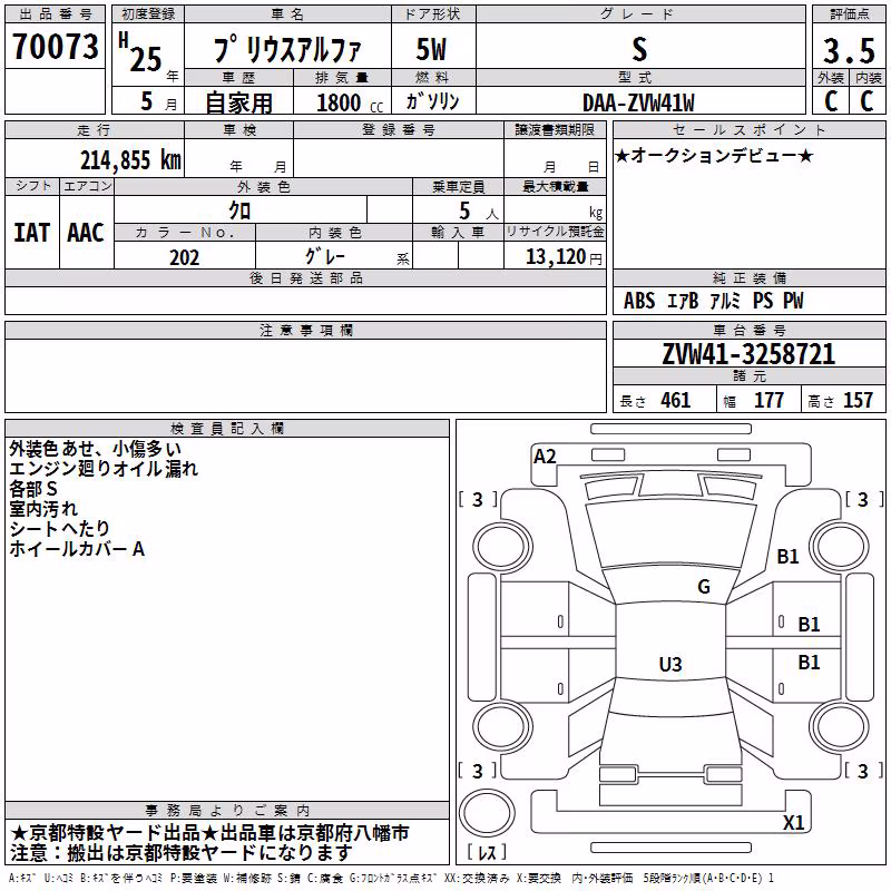 TOYOTA PRIUS ALPHA
