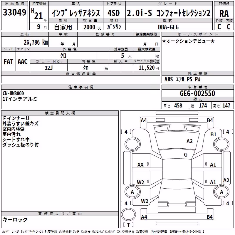SUBARU IMPREZA