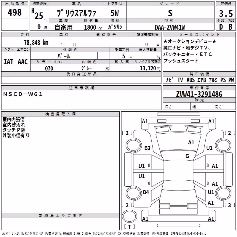 TOYOTA PRIUS ALPHA