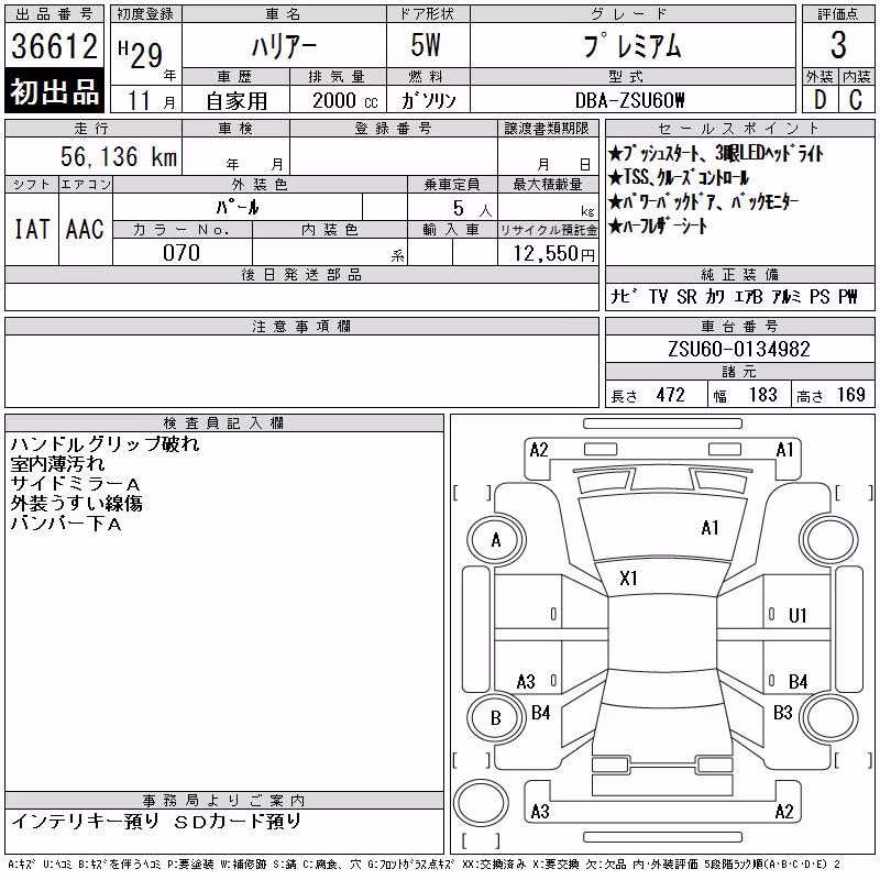 TOYOTA HARRIER