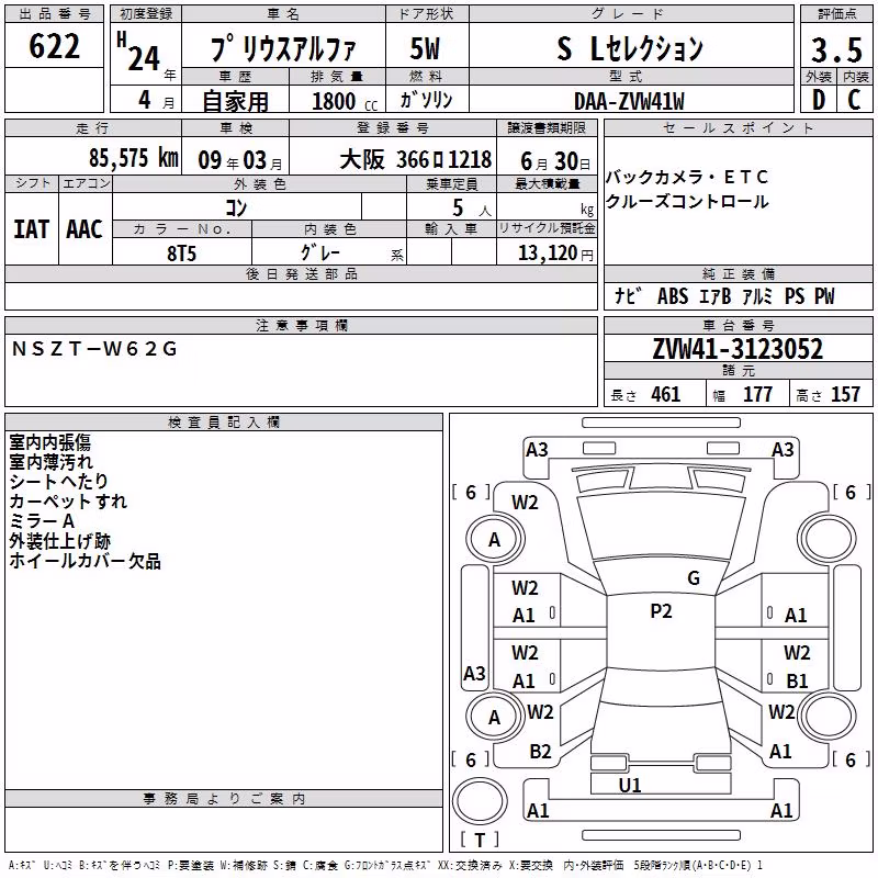 TOYOTA PRIUS ALPHA