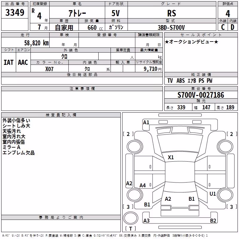 DAIHATSU ATRAI
