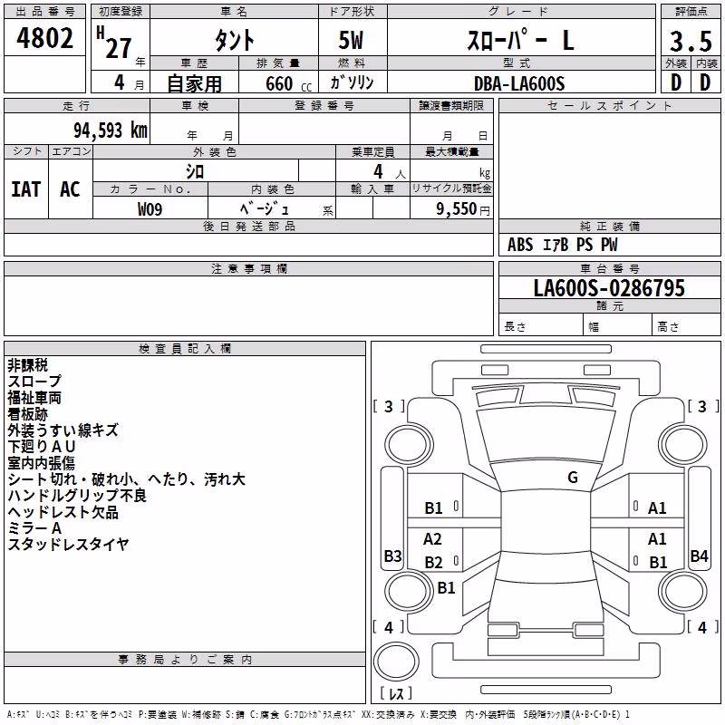 DAIHATSU TANTO