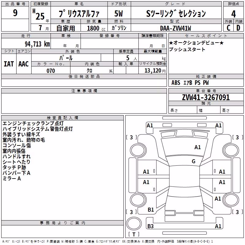 TOYOTA PRIUS ALPHA