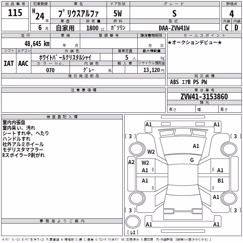 TOYOTA PRIUS ALPHA