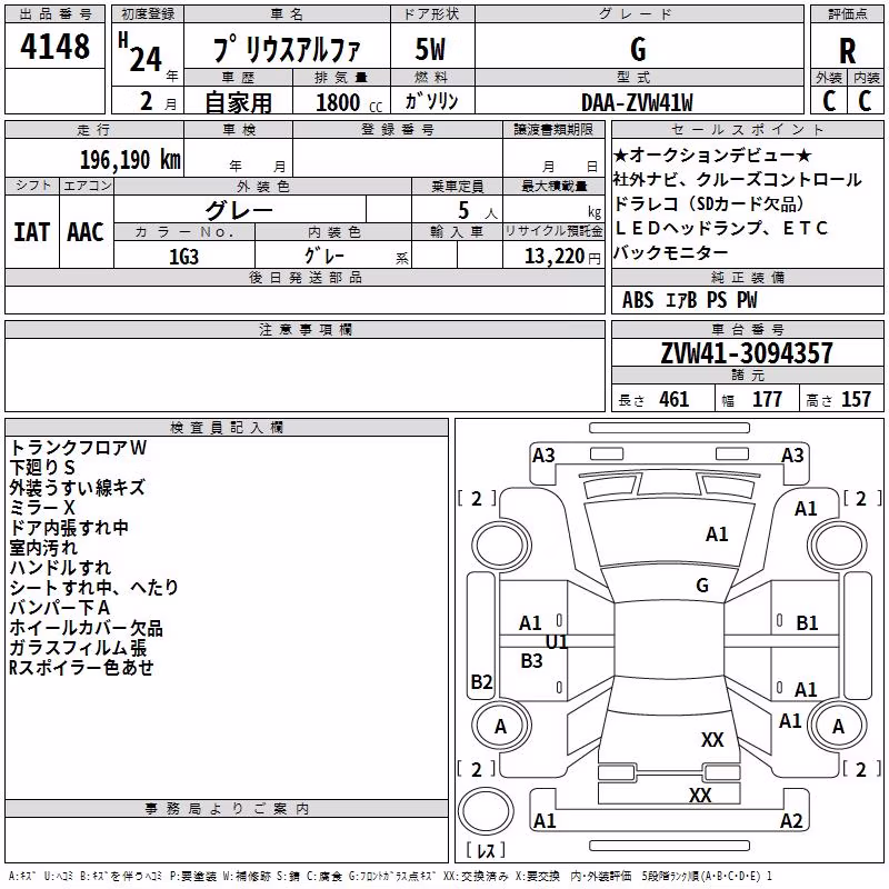TOYOTA PRIUS ALPHA