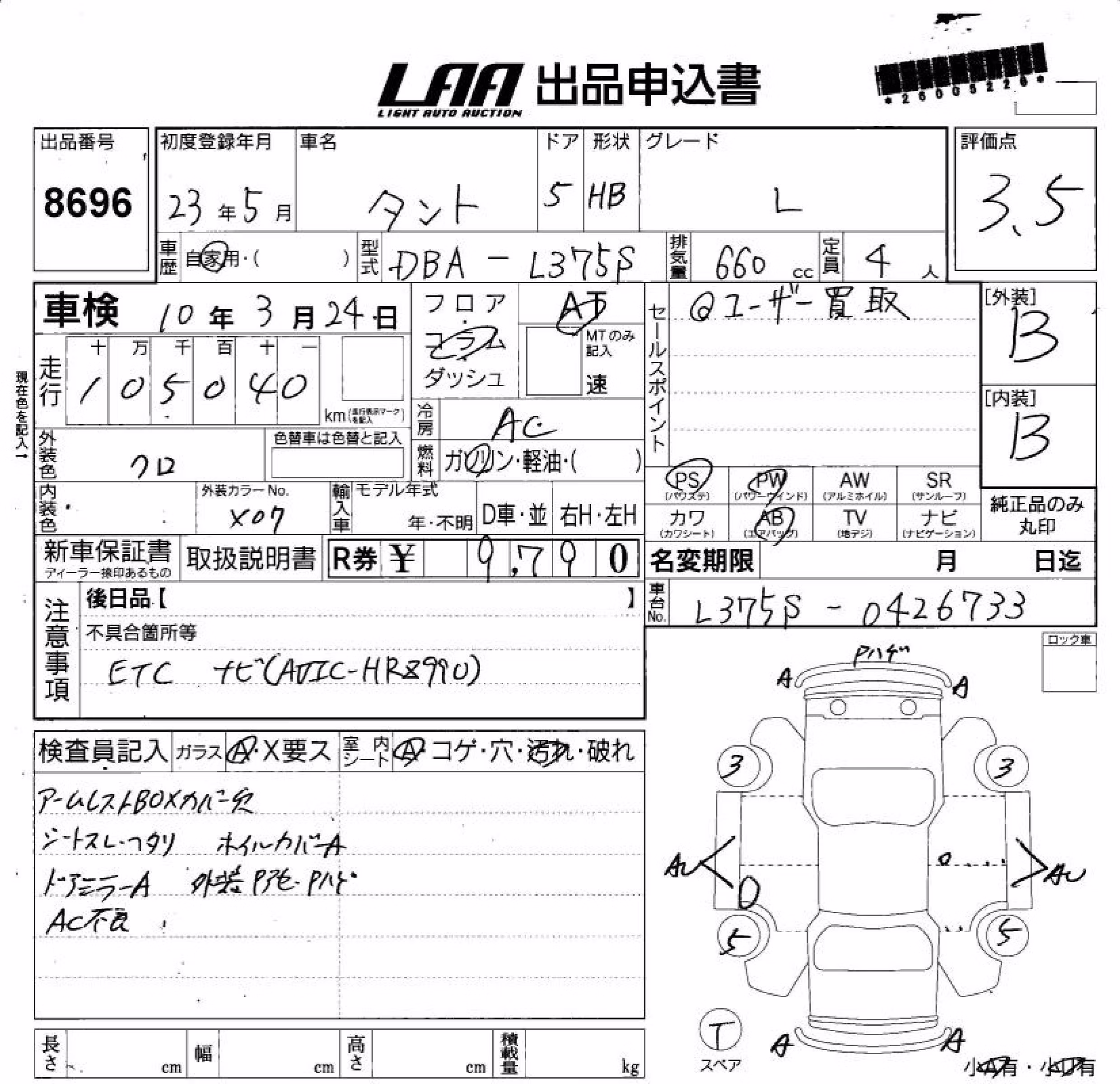 DAIHATSU TANTO