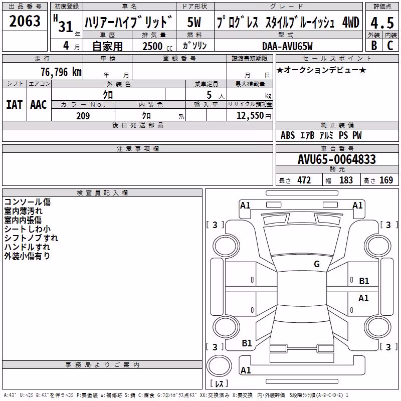 TOYOTA HARRIER