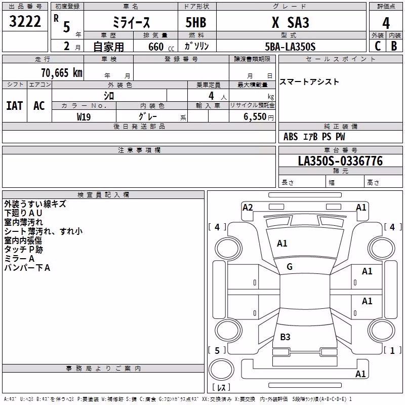 DAIHATSU MIRA E:S