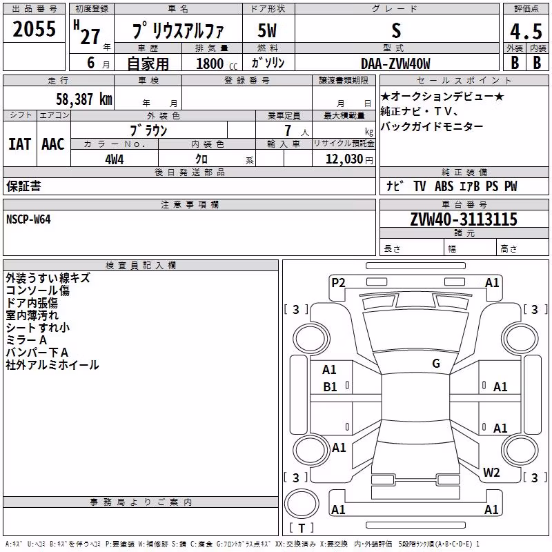 TOYOTA PRIUS ALPHA