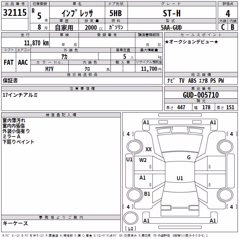 SUBARU IMPREZA
