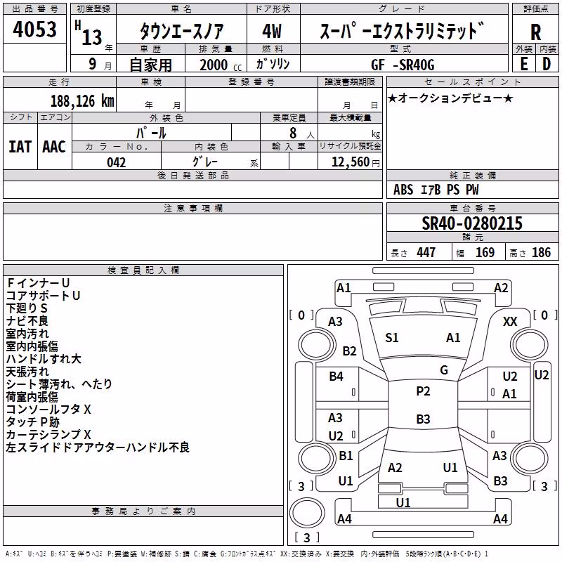 TOYOTA TOWN ACE NOAH