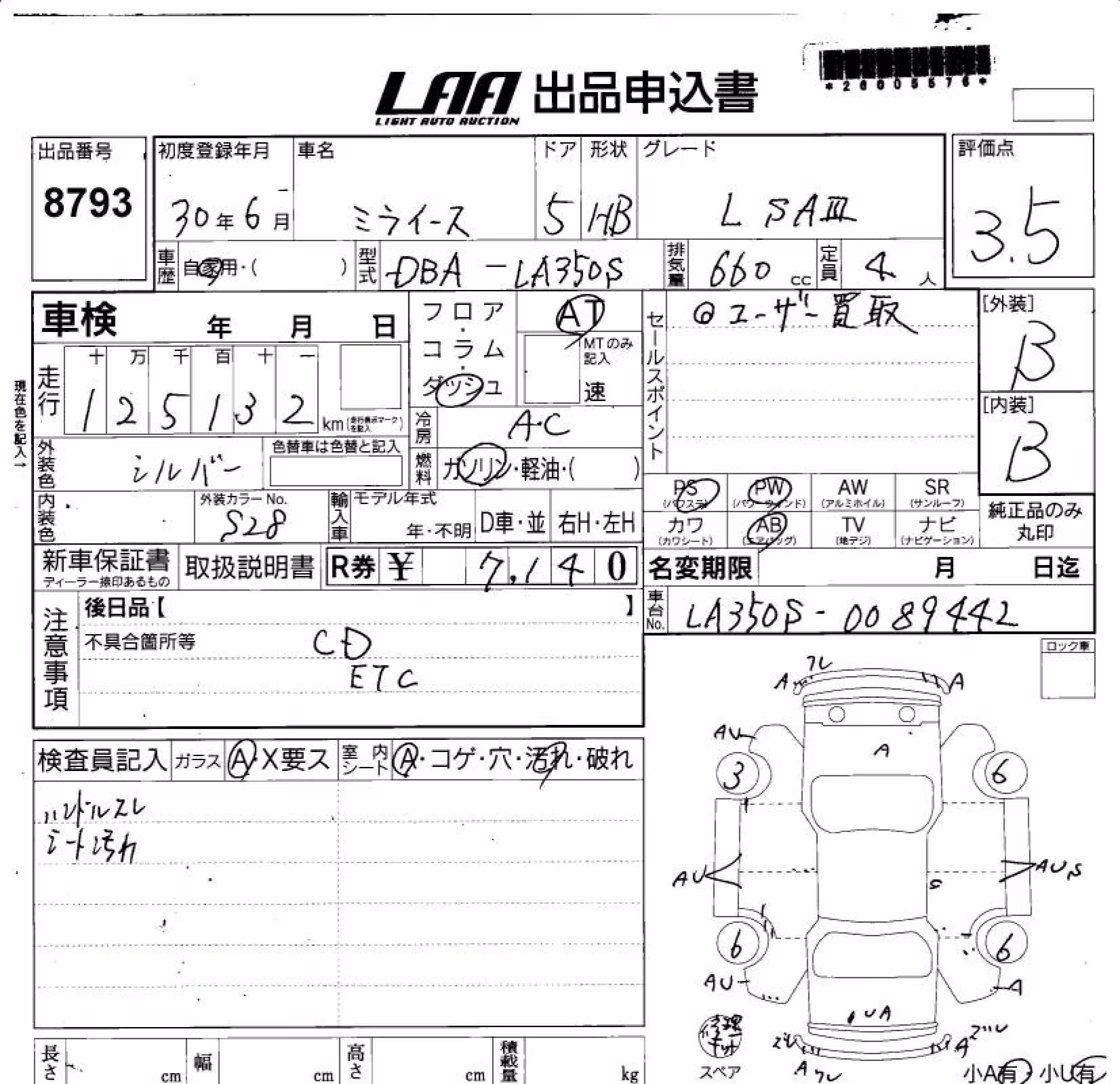 DAIHATSU MIRA E:S