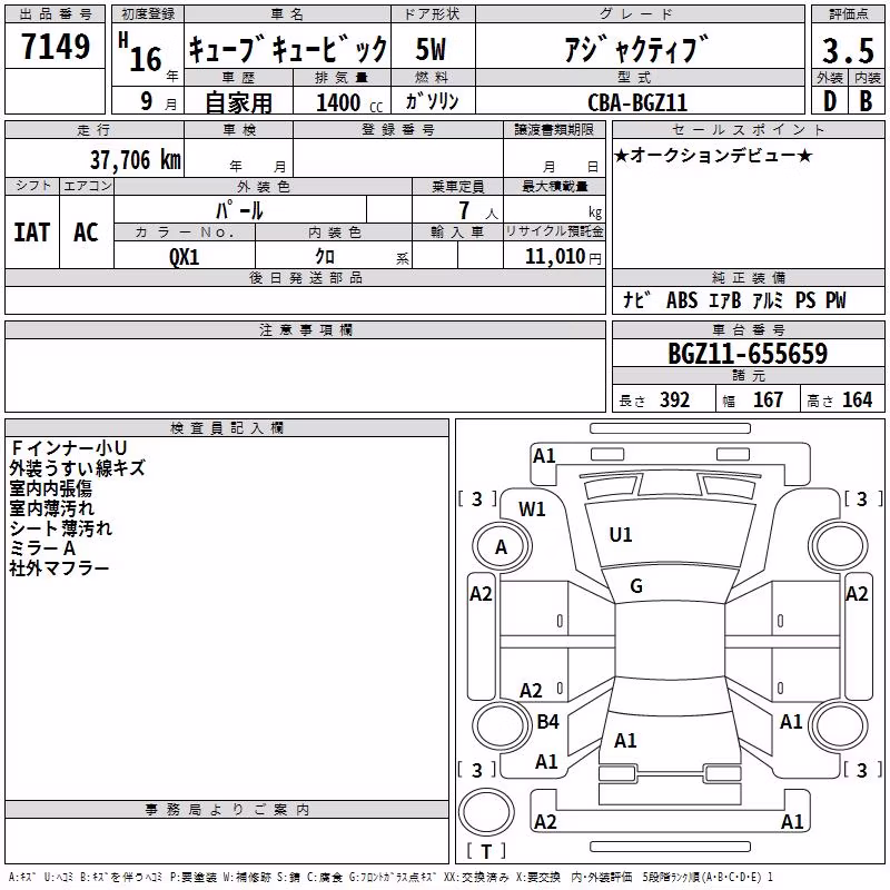 NISSAN CUBE CUBIC