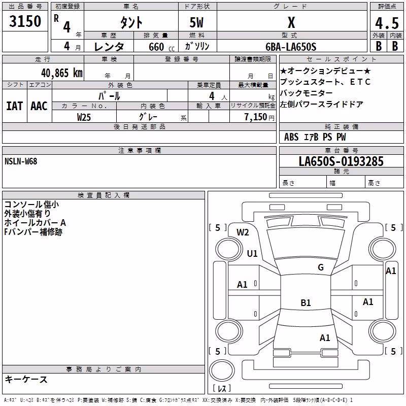 DAIHATSU TANTO