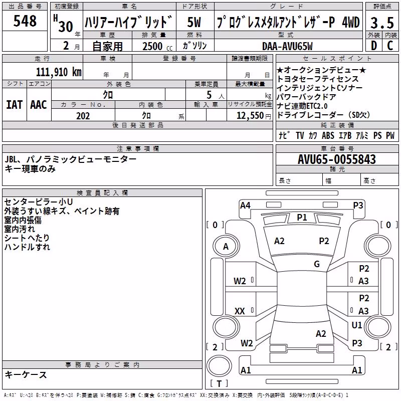 TOYOTA HARRIER
