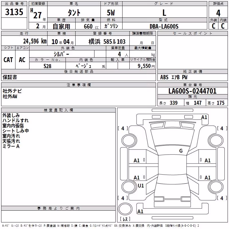 DAIHATSU TANTO