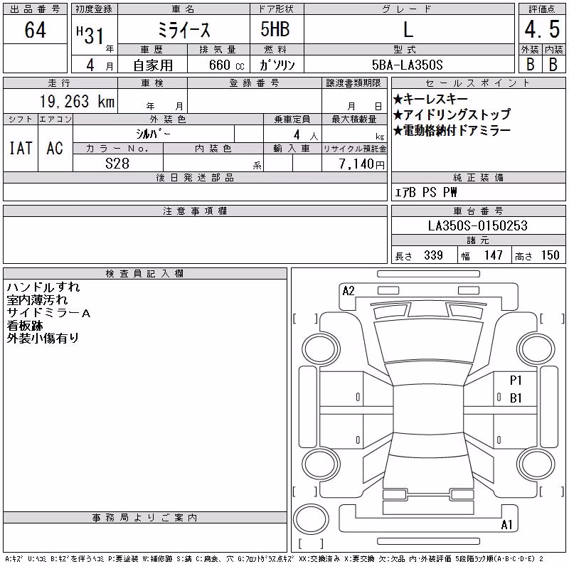 DAIHATSU MIRA E:S