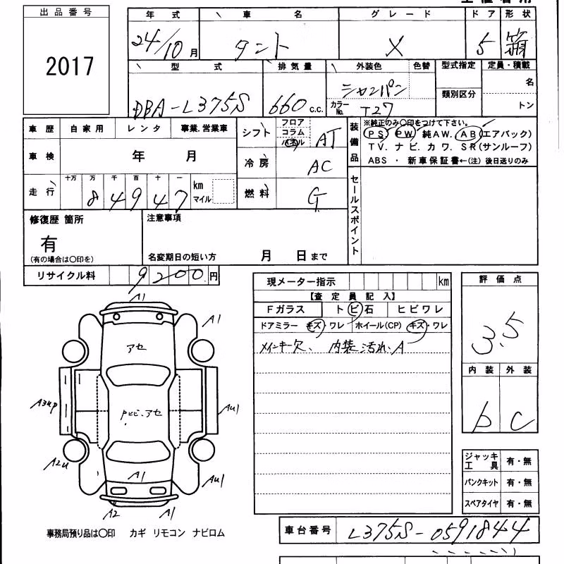 DAIHATSU TANTO