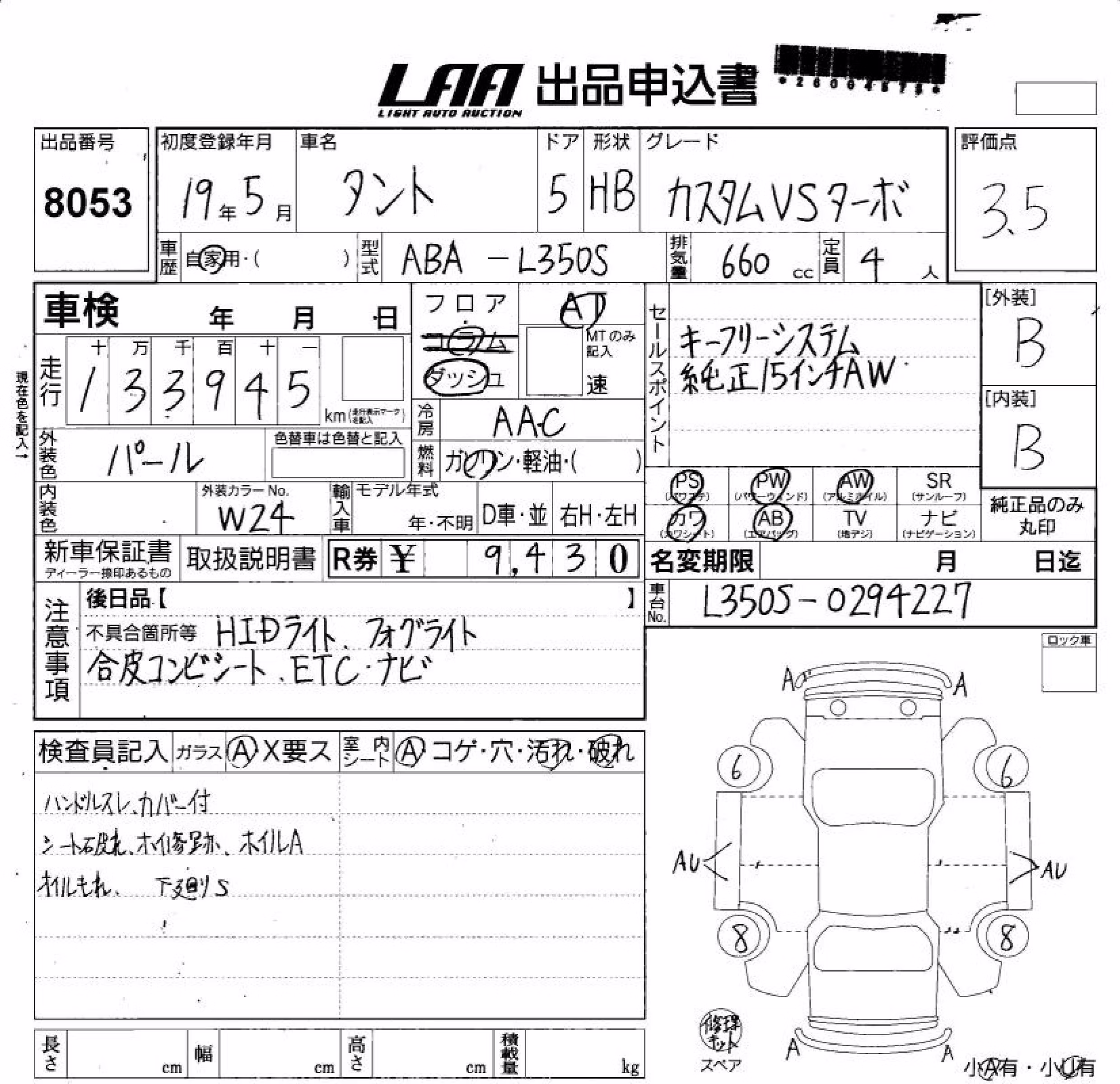 DAIHATSU TANTO
