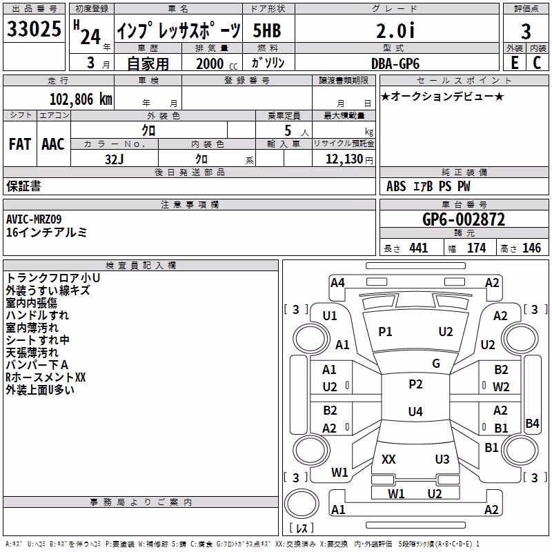 SUBARU IMPREZA