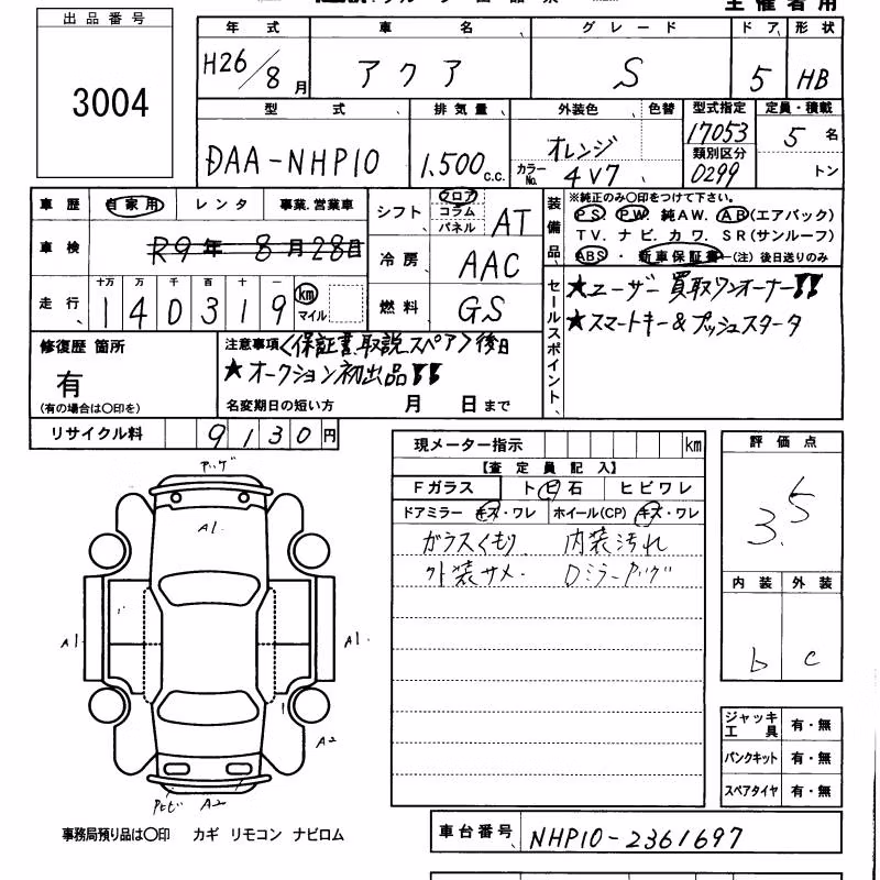 TOYOTA AQUA