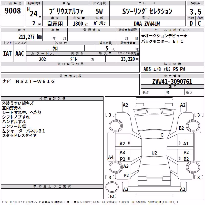 TOYOTA PRIUS ALPHA