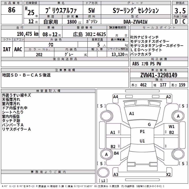 TOYOTA PRIUS ALPHA