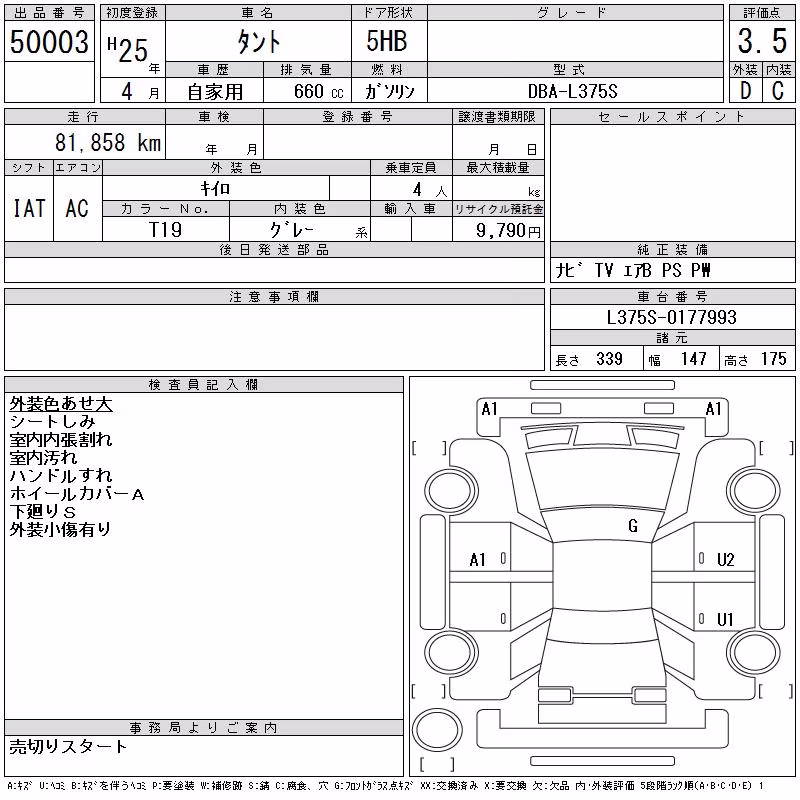 DAIHATSU TANTO