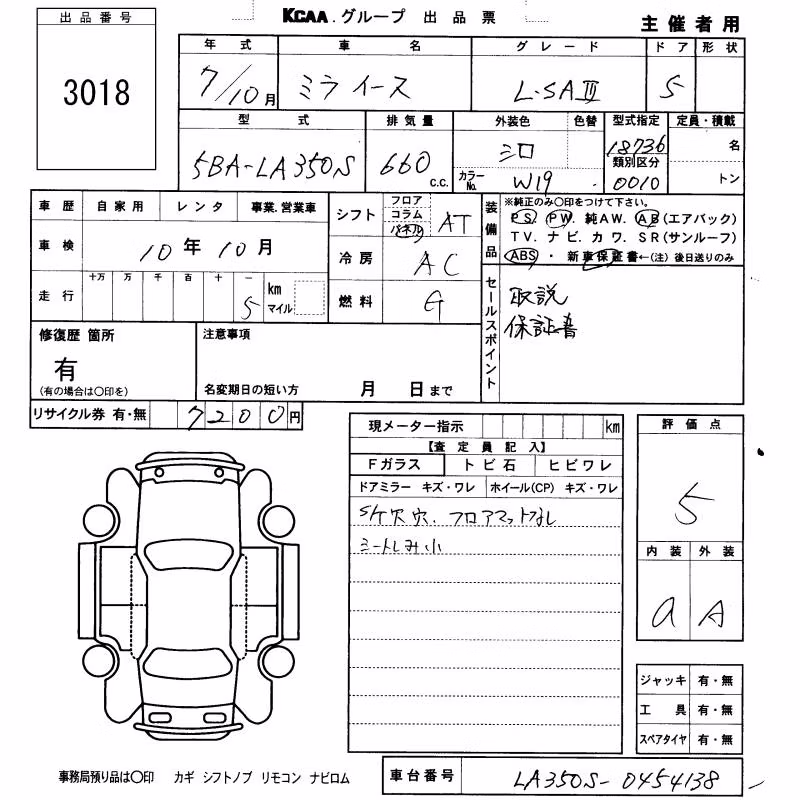 DAIHATSU MIRA E:S