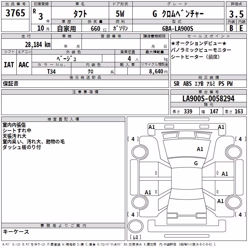 DAIHATSU TAFT