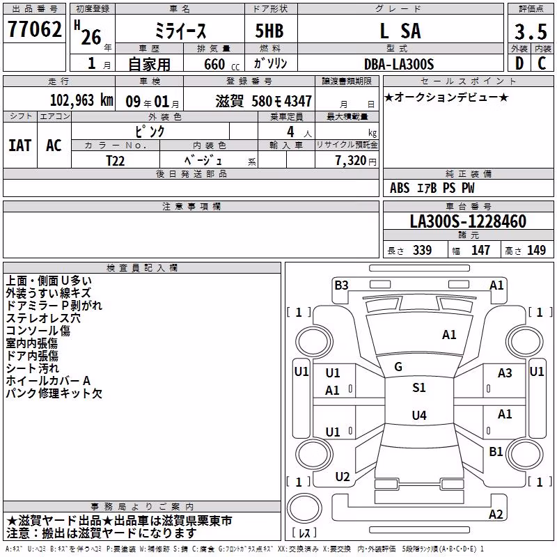 DAIHATSU MIRA E:S