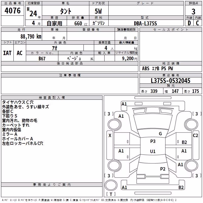 DAIHATSU TANTO