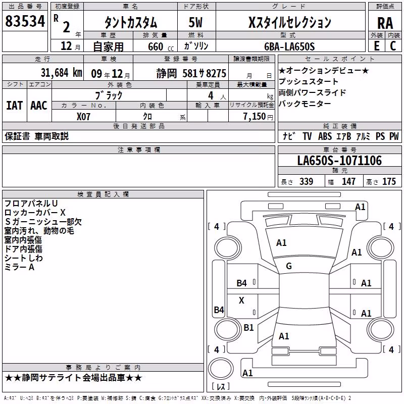 DAIHATSU TANTO