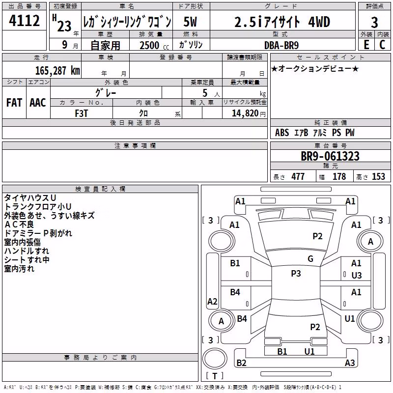 SUBARU LEGACY
