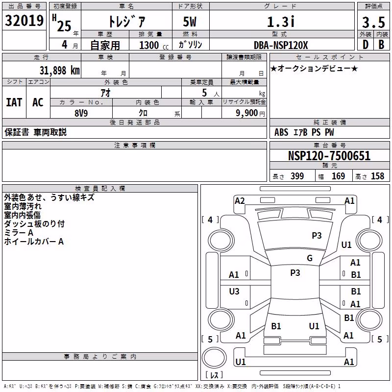 SUBARU TREZIA