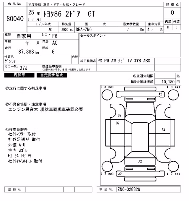 TOYOTA GT 86